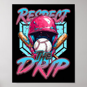 Póster Vender Drip Niños Niños Hielo Crema De Perforación