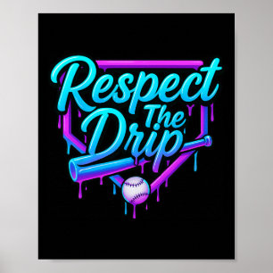 Póster Vender Drip para niños Helado Drip Jóvenes Niños-