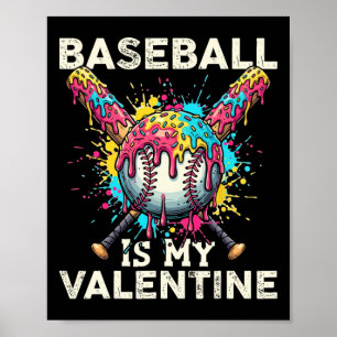 Póster Vender Es Mi San Valentín Helado Goteo Cruces Ts _