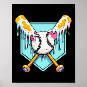 Póster Vender Helados De Helado Perforación Vender Chicas
