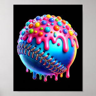 Póster Vender Helados Perforación Jóvenes Niños Venden
