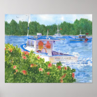 Vender la langosta es Poster de Maine