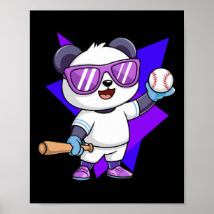 Póster Vender Panda. Panda Sports Divertido vende entusia