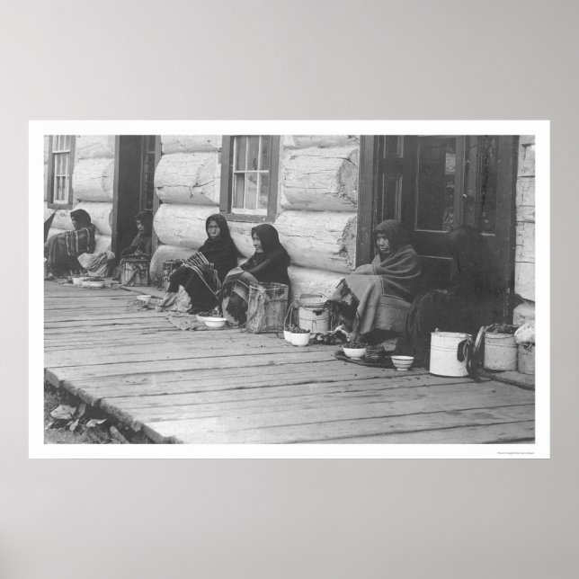 Póster Vendiendo cerezas en Alaska 1905 (Frente)