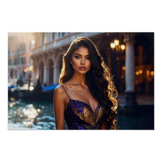 PÓSTER VENECIA - AMO ITALIA (Anverso)