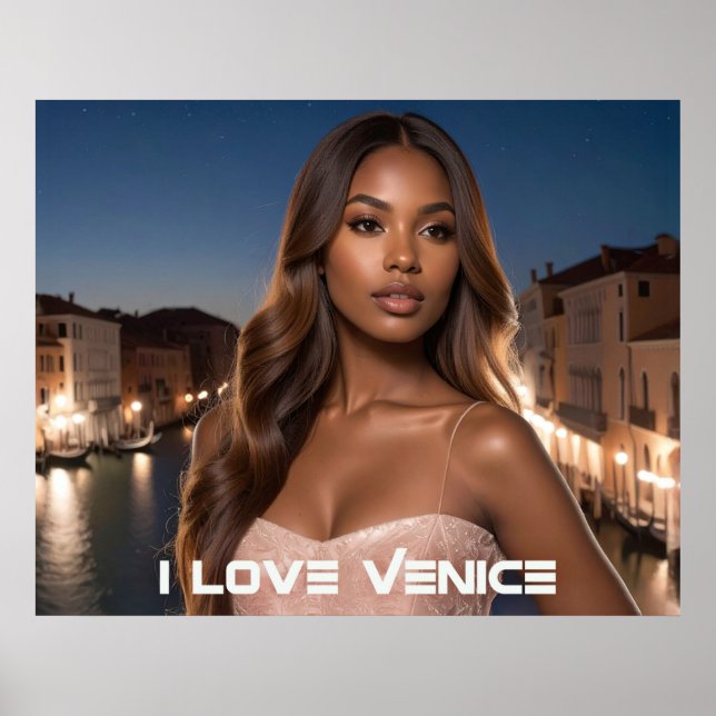 PÓSTER VENECIA - AMO VENECIA (Frente)