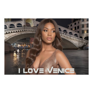 PÓSTER VENECIA - AMO VENECIA