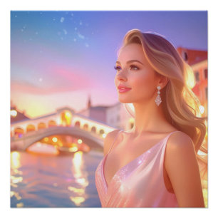 PÓSTER VENECIA - AMOR DESDE ITALIA -