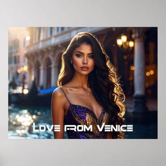 PÓSTER VENECIA - AMOR DESDE VENECIA (Frente)