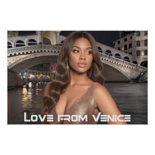 PÓSTER VENECIA - AMOR DESDE VENECIA