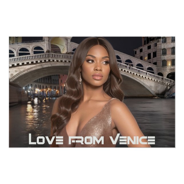 PÓSTER VENECIA - AMOR DESDE VENECIA (Anverso)