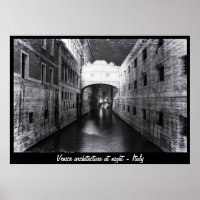Venecia - Arquitectura en la noche número 1 (Poste