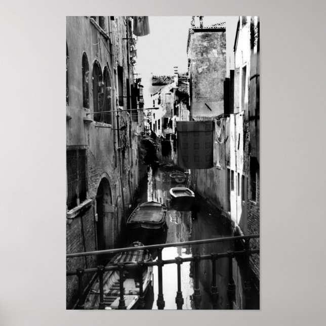 Póster Venecia, Canal de Italia (Frente)