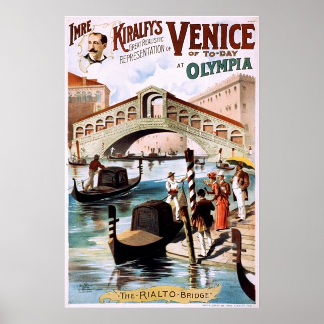 Póster Venecia de hoy en Olimpia (Frente)