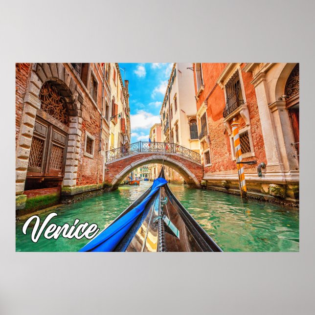 Póster Venecia hermosa, Italia (Frente)