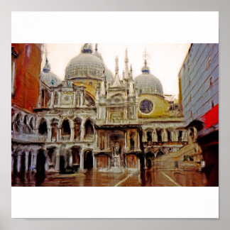 Póster Venecia, Italia
