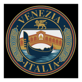 Póster Venecia Italia