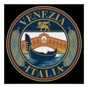 Póster Venecia Italia