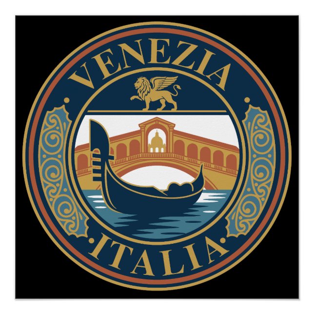 Póster Venecia Italia (Anverso)
