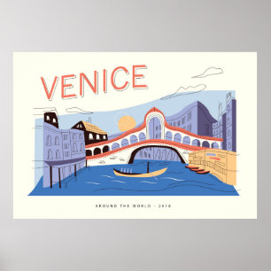 Póster Venecia Italia