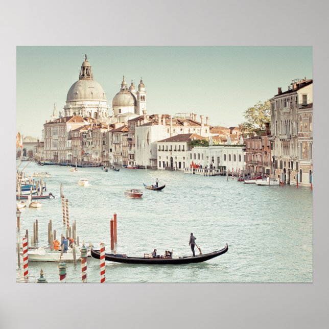 Póster Venecia, Italia | El Gran Canal (Frente)
