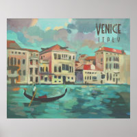 Venecia, Italia - Gondola Traghetto en barco