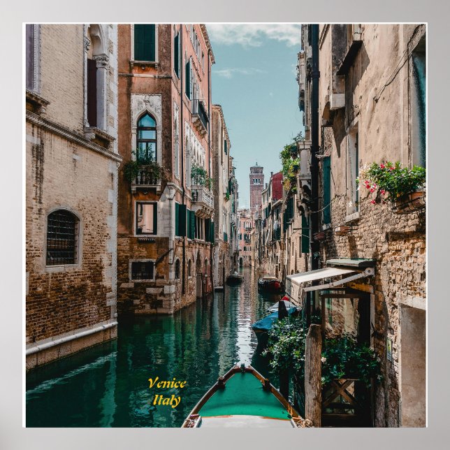 Póster Venecia Italia La Ciudad Flotante (Frente)