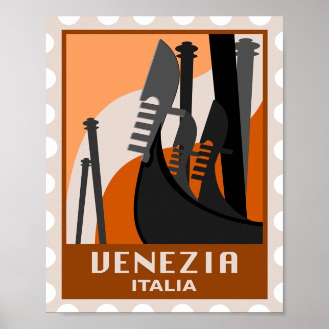 Póster Venecia Italia, Venecia Italia, Italia veneciana (Frente)