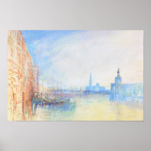 Póster Venecia La boca del Gran Canal joseph Mallord (Frente)