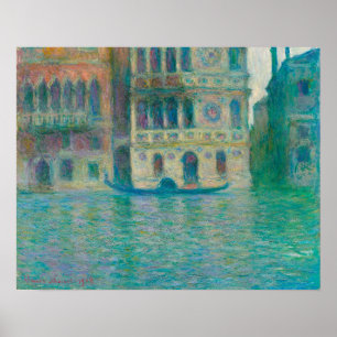 Póster Venecia, Palazzo Dario (1908) de Claude Monet