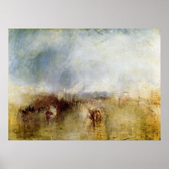 Póster Venecia por Joseph Mallord Turner (Frente)