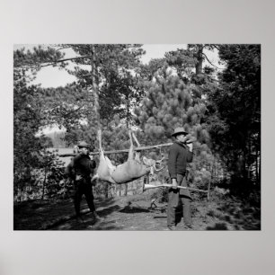 Póster Veneno en un palo, a principios del siglo XX