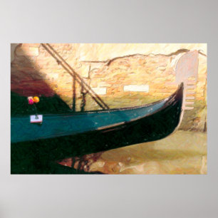 Póster Venetian Gondola