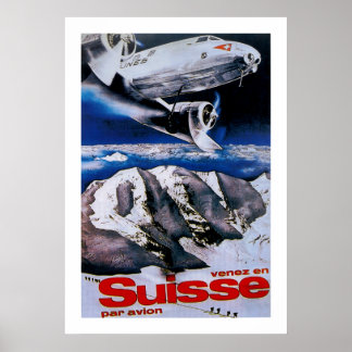 Póster Venez En Suisse ~ Ven a Suiza