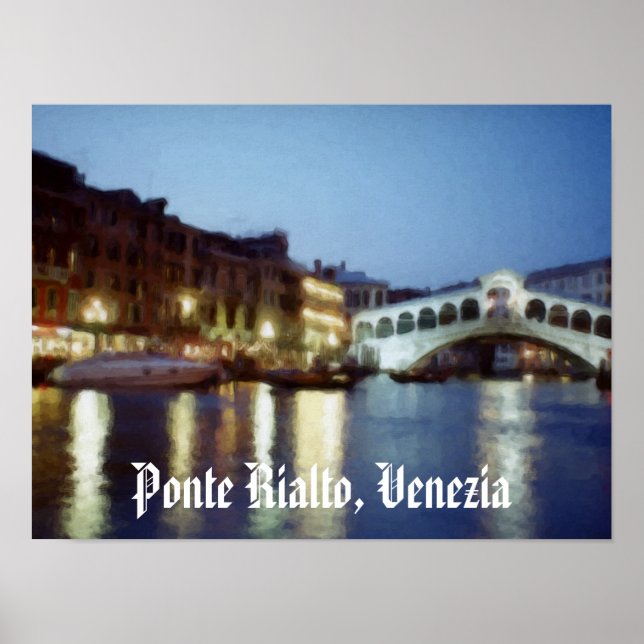 Póster Venezia Di Notte (Venecia de noche) (Frente)
