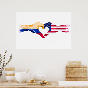 Póster 🇻🇪❤️🇺🇸 “Venezolano en USA” 