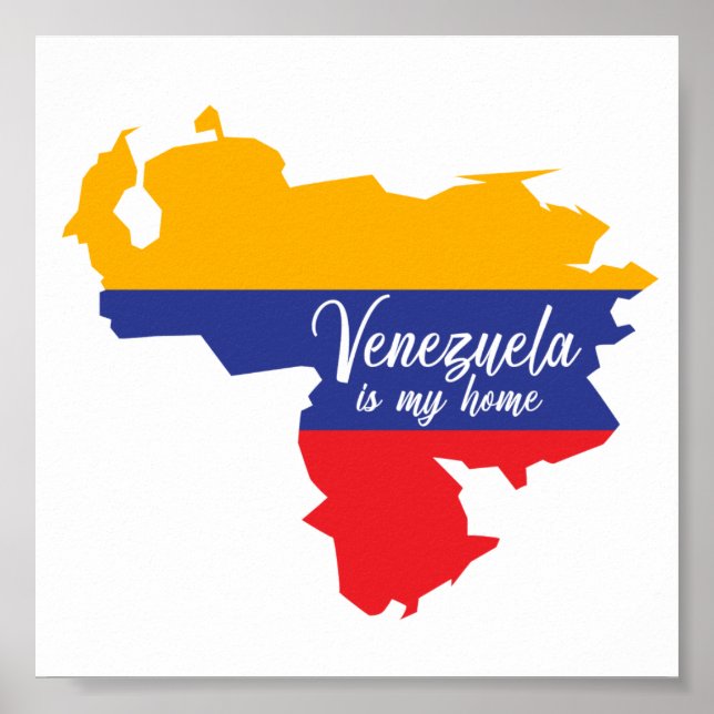 Póster Venezuela es mi hogar (Frente)
