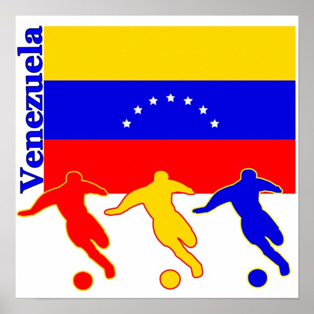 Póster Venezuela: Futbolistas (Frente)