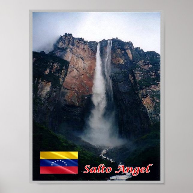 Póster Venezuela - Salto Ángel - (Frente)