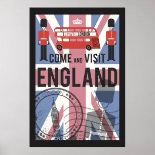 Póster Venga visitar Inglaterra