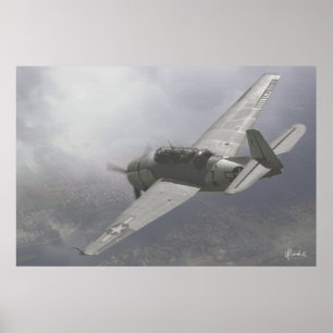 Póster Vengador de TBM-3E