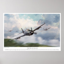 Póster "Vengador" TBF/M