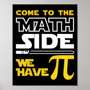 Póster Vengan Al Lado De Las Matemáticas Tenemos Enseñanz