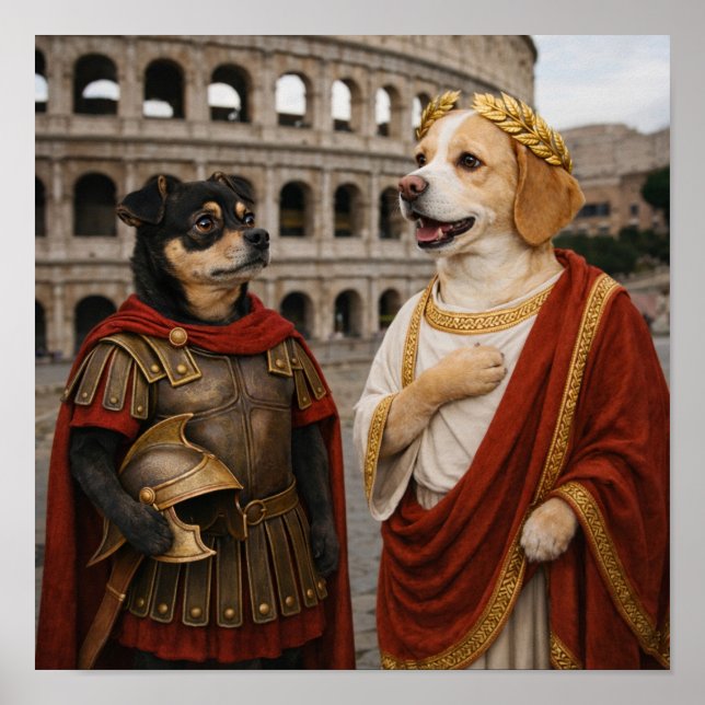 Póster "Veni, Vidi, Vici" (Frente)