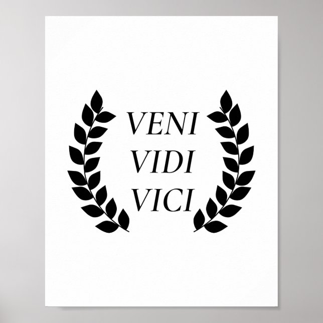 Póster Veni Vidi Vici (Frente)