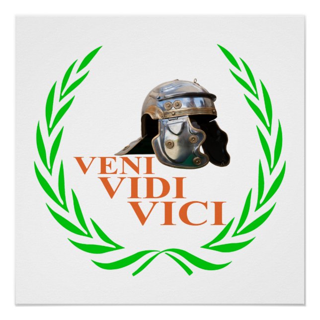 Póster Veni Vidi Vici (Anverso)