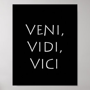 Póster Veni vidi vici