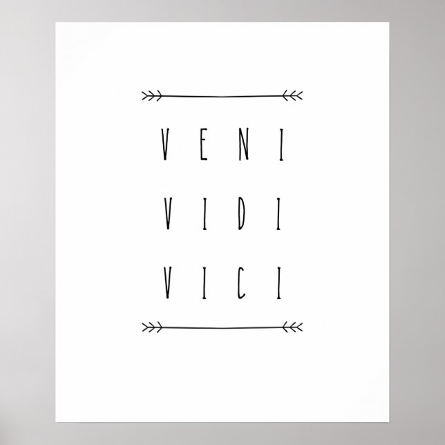 Póster Veni Vidi Vici (Frente)