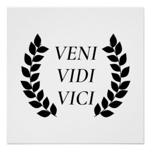 Póster Veni Vidi Vici