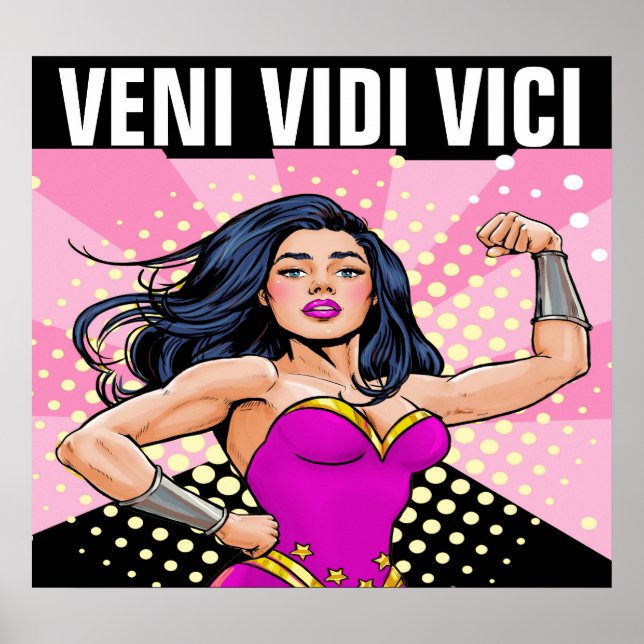 Póster Veni Vidi Vici - CONQUISÉ (Frente)